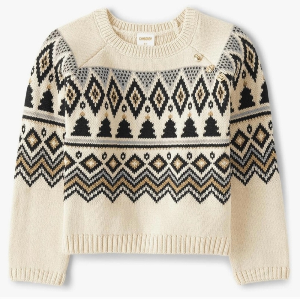 Gymboree Infant Intarsia Fairisle Sweater - Winter Wonderland Size 12-18 Months